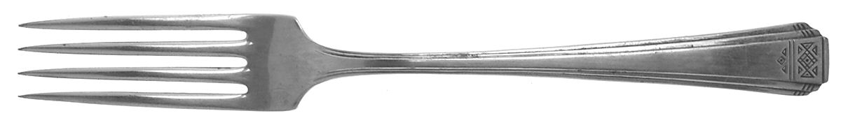 Skyline-Skycrest (Silverplate, 1930) Fork by Oneida Silver-1