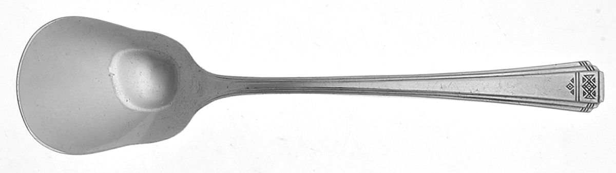 Skyline-Skycrest (Silverplate, 1930) Ice Cream Spoon Individual by Oneida Silver-1