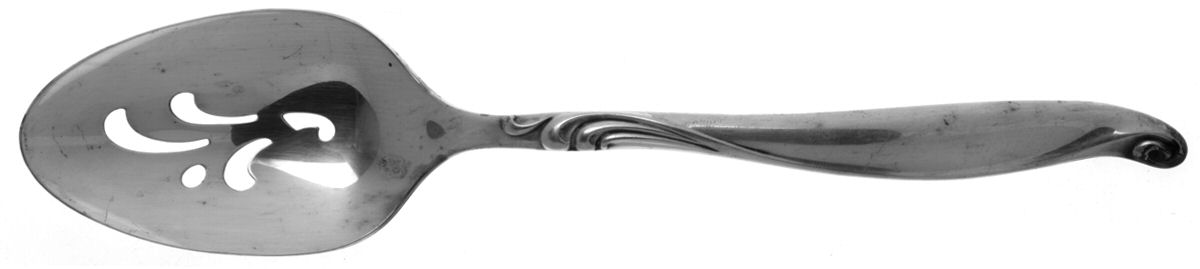 Skyward (Silverplate, 1963) Pierced Tablespoon (Serving Spoon) by Oneida Silver-1