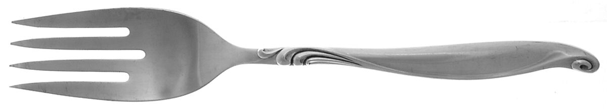 Skyward (Silverplate, 1963) Medium Solid Cold Meat Serving Fork by Oneida Silver-1