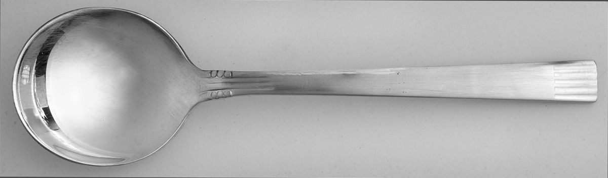 Skyline (Silverplate, 1956) Round Bowl Soup Spoon (Cream Soup) by Oneida Silver-1