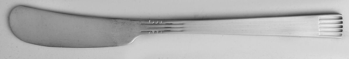 Skyline (Silverplate, 1956) Flat Handle Butter Spreader by Oneida Silver-1