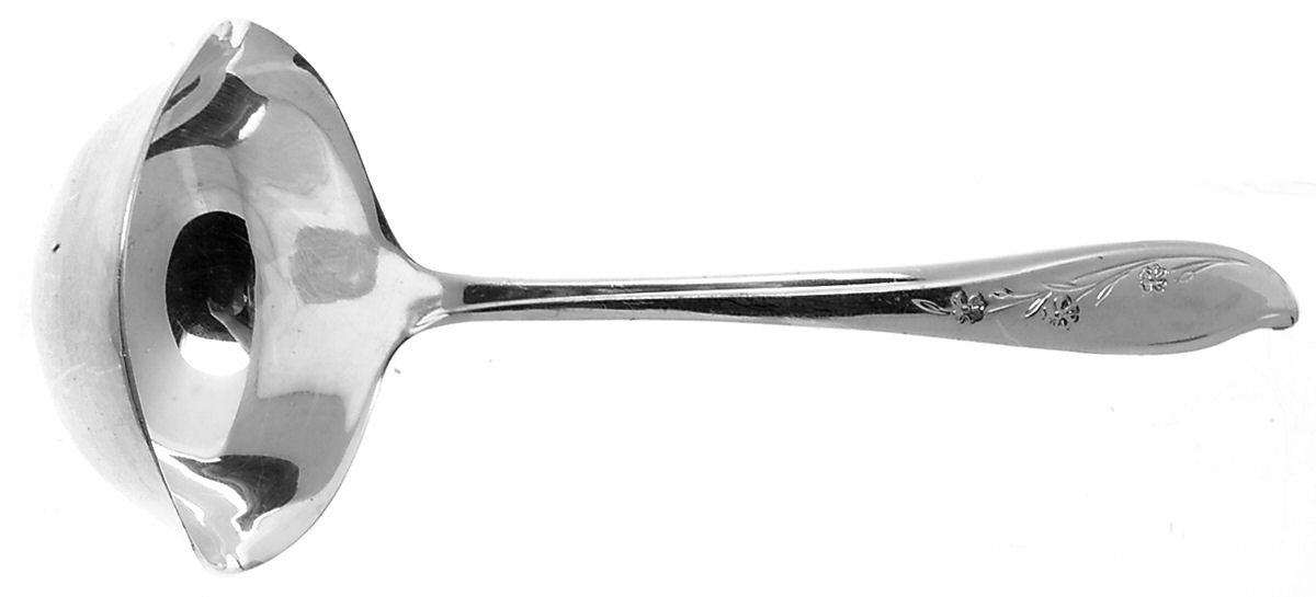 Song of Autumn (Silverplate, 1960) Solid Gravy Ladle by Oneida Silver-1