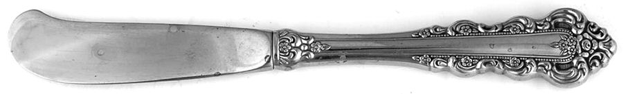 Southern Baroque (Stainless) Butter Spreader Hollow Hdl-Paddle/Stainless Blade by Oneida Silver-1