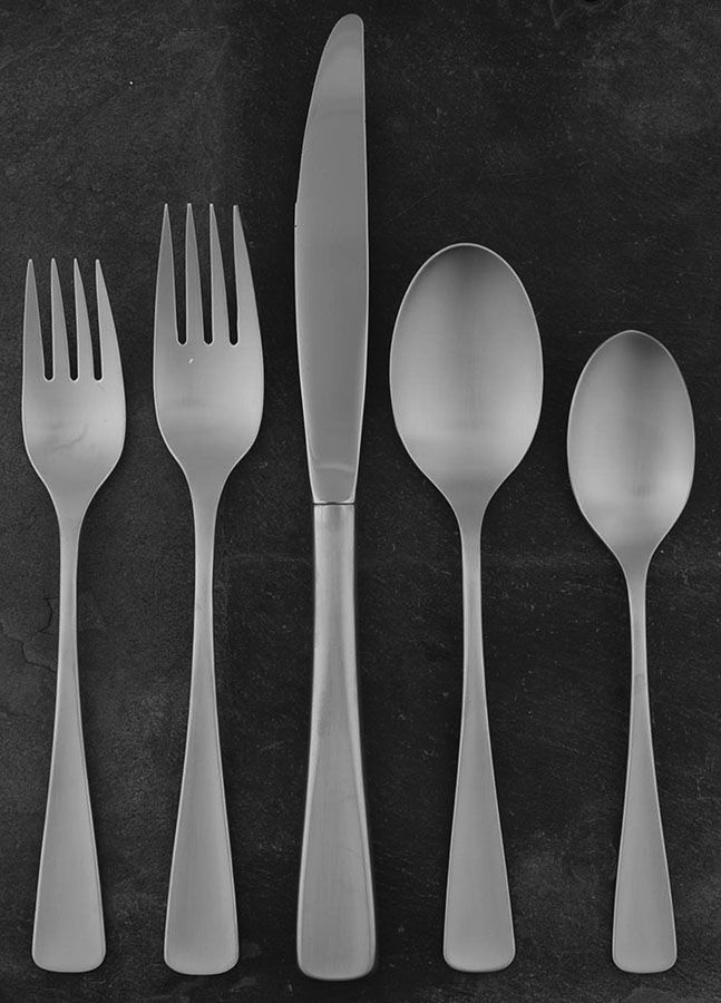 Solar II (Stainless) 5 Piece Place Setting by Oneida Silver-1