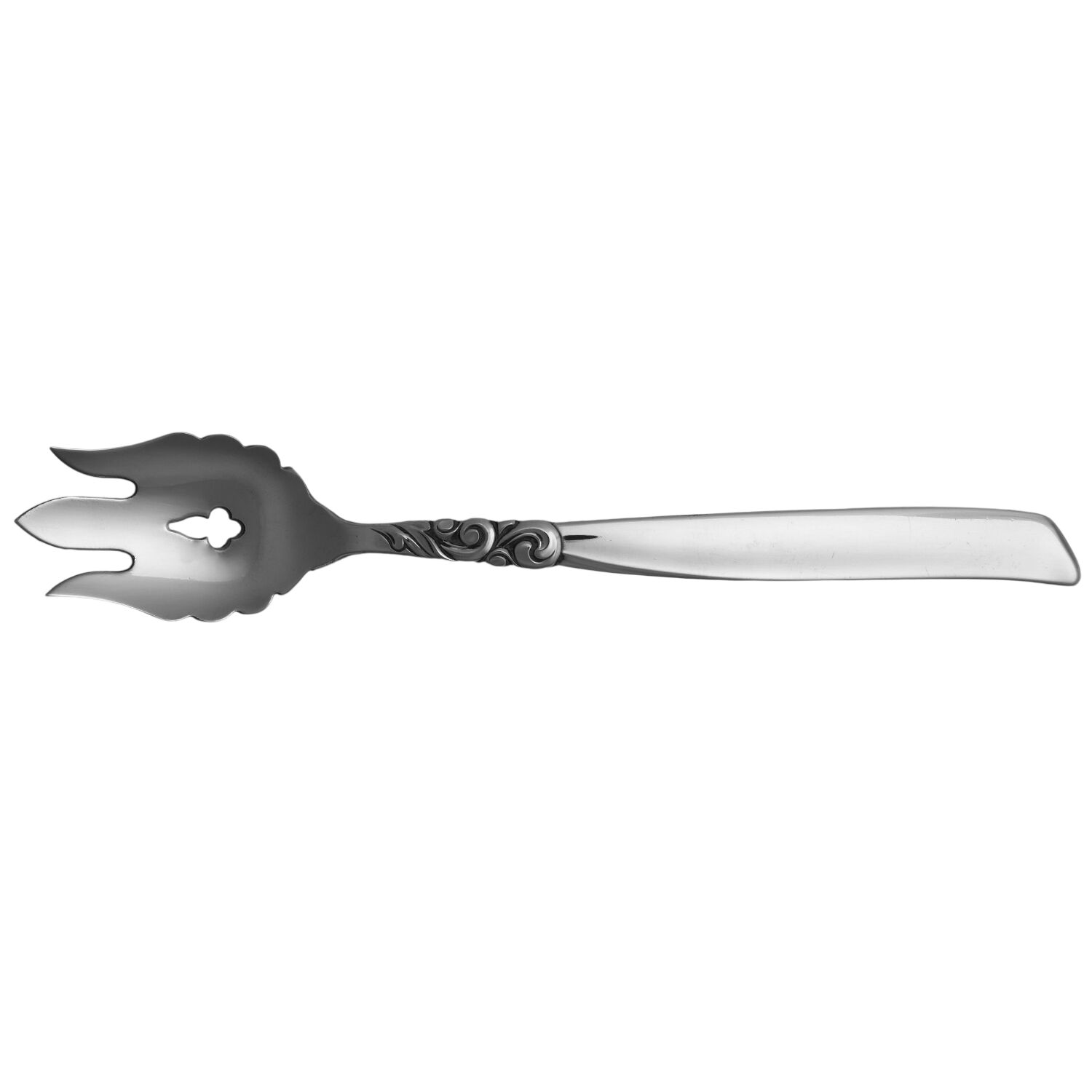 South Seas (Silverplate, 1955) Vegetable Serving Fork Solid  HC by Oneida Silver-1