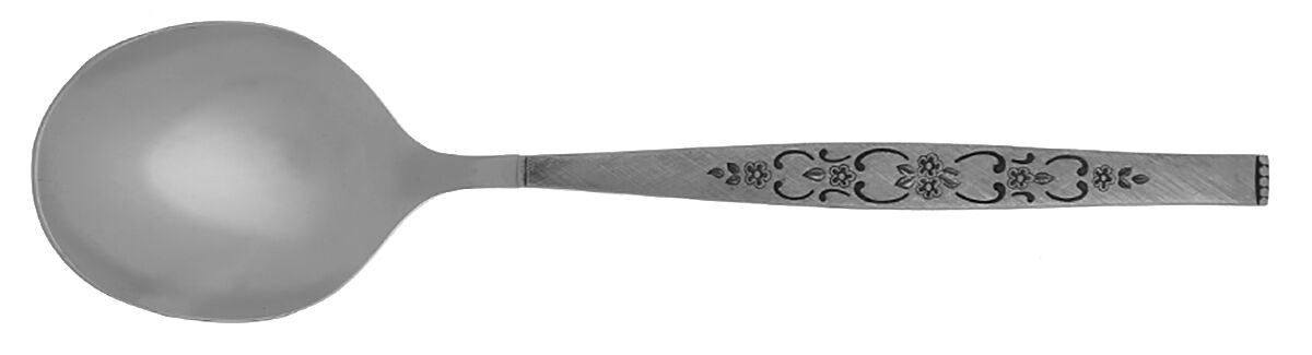 Spanada (Stainless) Round Bowl Soup Spoon (Cream Soup) HC by Oneida Silver-1