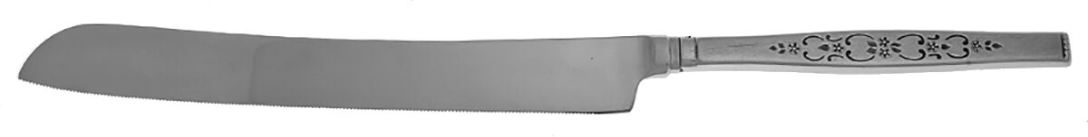 Spanada (Stainless) Wedding Cake Knife with Stainless Blade HC by Oneida Silver-1