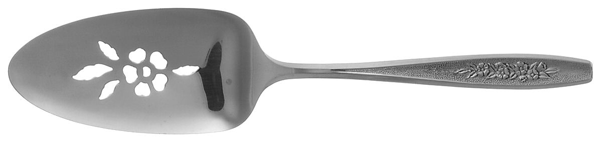 Spring Ballad (Stainless) Pierced All Stainless Pie Server by Oneida Silver-1