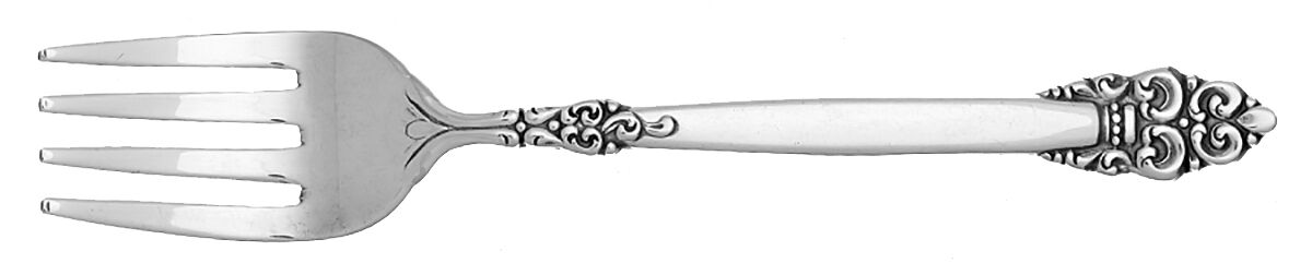Spanish Crown (Silverplate, 1970) Baby Fork by Oneida Silver-1