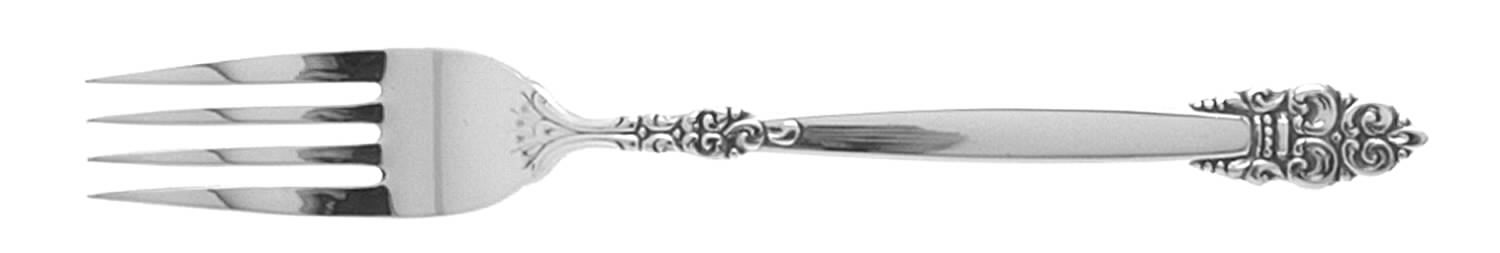 Spanish Crown (Silverplate, 1970) Fork by Oneida Silver-1