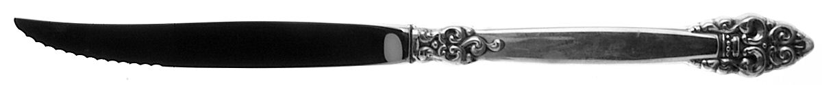 Spanish Crown (Silverplate, 1970) Individual Steak Knife Hollow Handle by Oneida Silver-1