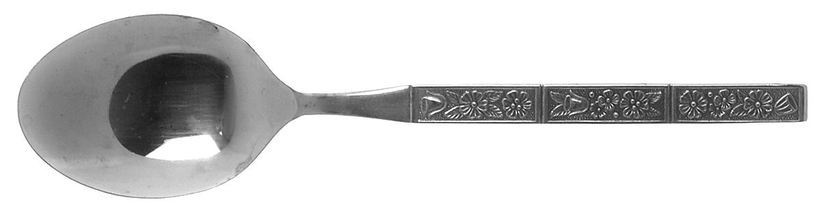 Spring Fever (Stainless) Oval Place Soup Spoon by Oneida Silver-1