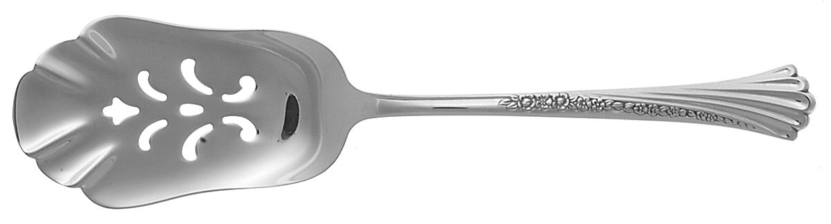 Spring Glen (Stainless) Solid Pierced Patty Server by Oneida Silver-1