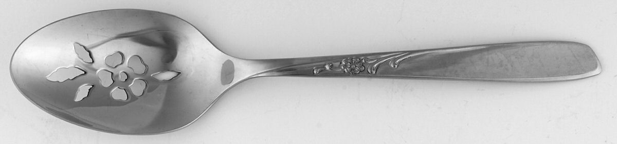 Spice (Stainless) Pierced Tablespoon (Serving Spoon) by Oneida Silver-1