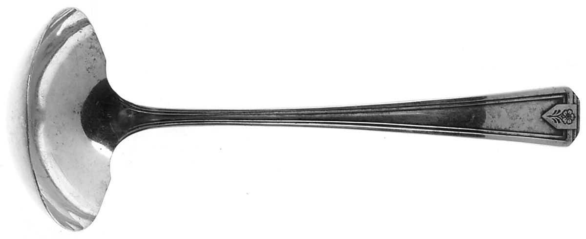 Springtime (Silverplate, 1933) Solid Gravy Ladle by Oneida Silver-1