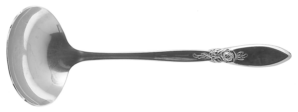 Spring Rose (Stainless) Solid Gravy Ladle by Oneida Silver-1