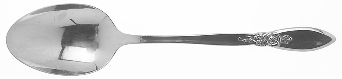 Spring Rose (Stainless) Tablespoon (Serving Spoon) by Oneida Silver-1
