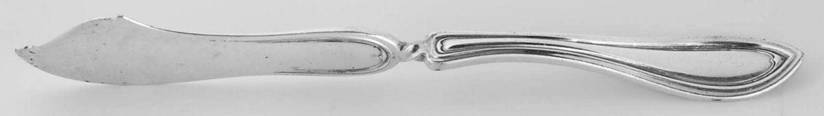 Standish (Silverplate, 1914) Flat Handle Master Butter Knife by Oneida Silver-1