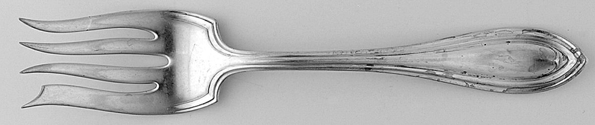 Standish (Silverplate, 1914) Medium Solid Cold Meat Serving Fork by Oneida Silver-1