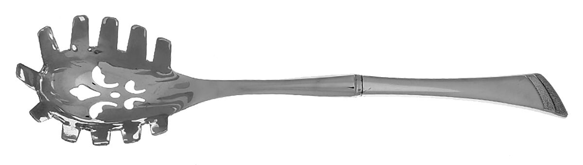 Stanza (Stainless) Pasta Server with Stainless Bowl HC by Oneida Silver-1