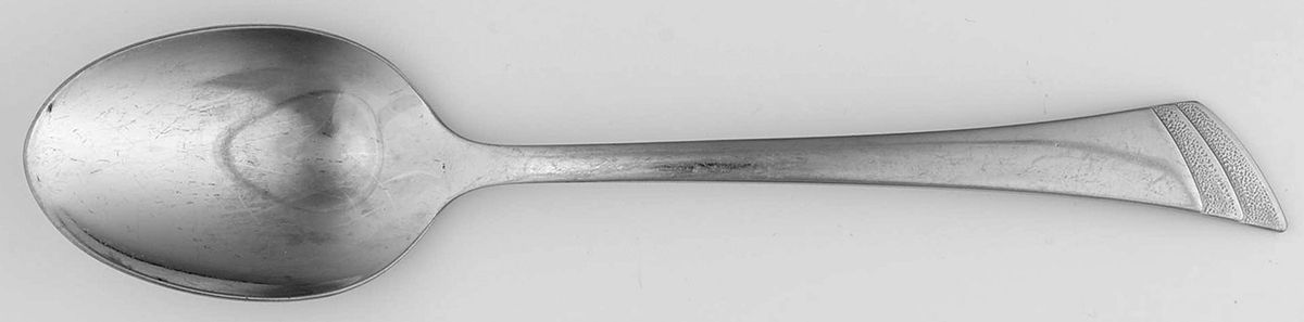 Stanza (Stainless) Place/Oval Soup Spoon by Oneida Silver-1