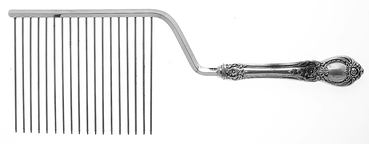 Stanton Hall (Sterling, 1951) Cake Breaker with Silverplate Prongs by Oneida Silver-1