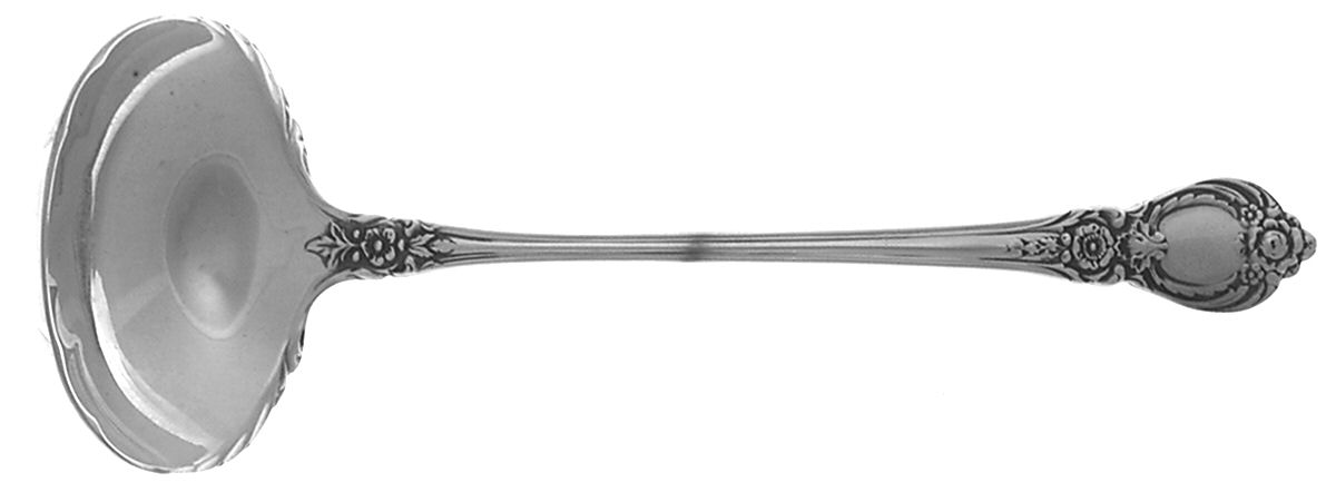 Stanton Hall (Sterling, 1951) Solid Piece Cream Ladle by Oneida Silver-1