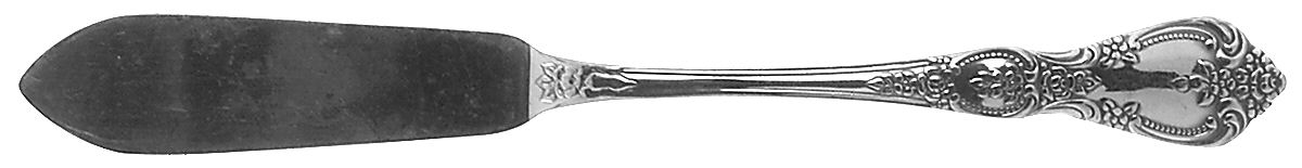 St. Ives (Stainless) Flat Handle Master Butter Knife by Oneida Silver-1