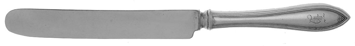 St. Regis (Silverplate, 1911) Monogramed Old French Hollow Knife with Bolster by Oneida Silver-1