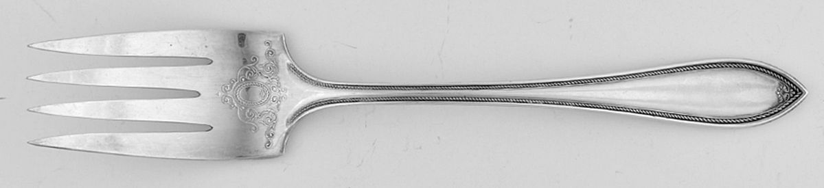 St. Regis (Silverplate, 1911) Medium Solid Cold Meat Serving Fork by Oneida Silver-1