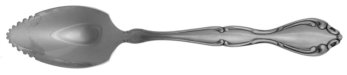 Strathmore (Stainless) Fruit/Orange Spoon by Oneida Silver-1