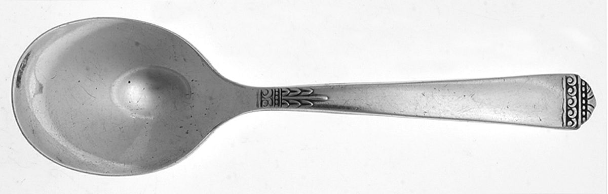 Surf Club (Silverplate, 1938) Straight Handle Baby Spoon by Oneida Silver-1