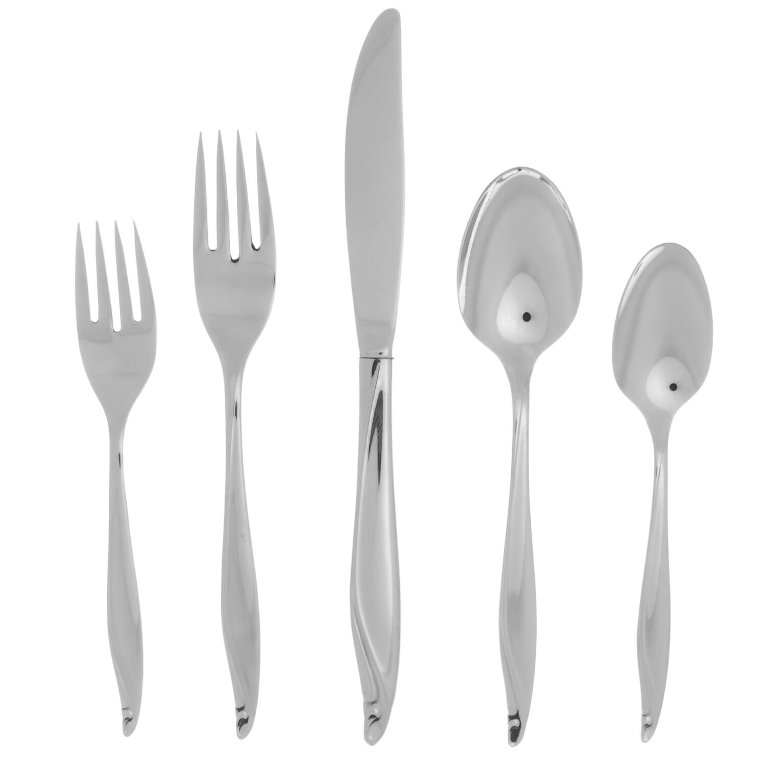 Surf Club (Stainless, Wm A Rogers) 5 Piece Place Setting by Oneida Silver-1