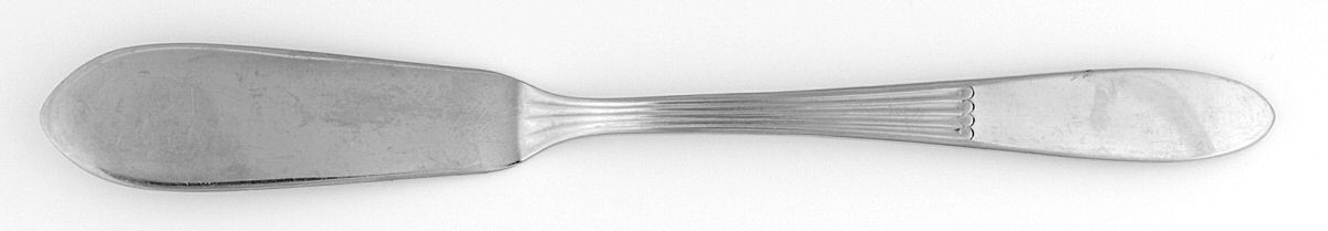 Surf Maid (Stainless) Flat Handle Master Butter Knife by Oneida Silver-1