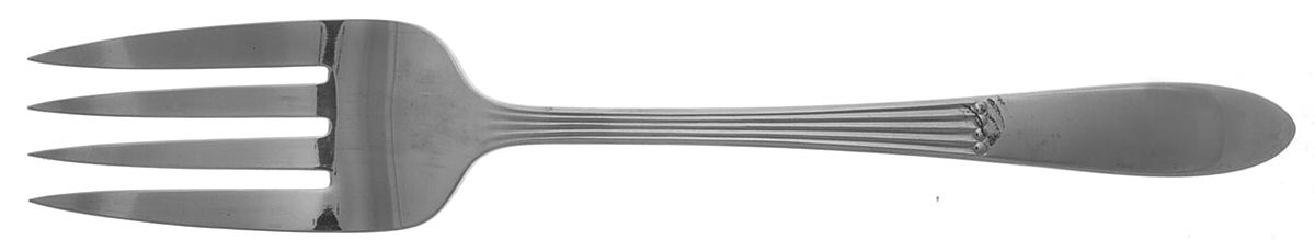 Surf Maid (Stainless) Medium Solid Cold Meat Serving Fork by Oneida Silver-1