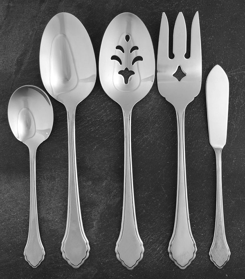 Summer Mist-Autumn Glow (Stainless) 5 Piece Hostess Set by Oneida Silver-1