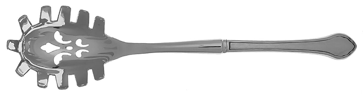 Summer Mist-Autumn Glow (Stainless) Pasta Server with Stainless Bowl HC by Oneida Silver-1