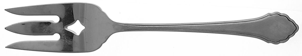 Summer Mist-Autumn Glow (Stainless) Medium Solid Cold Meat Serving Fork by Oneida Silver-1
