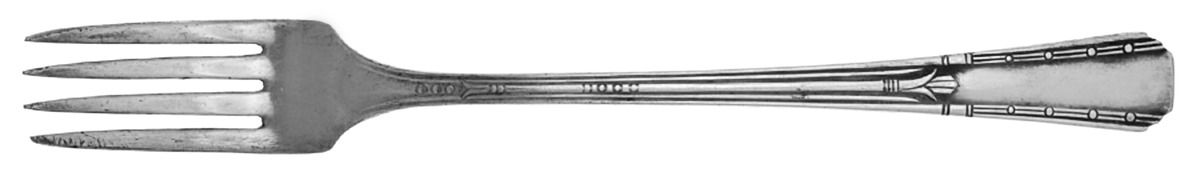 Sunrise (Silverplate, 1934) Grille Fork (Viande) by Oneida Silver-1