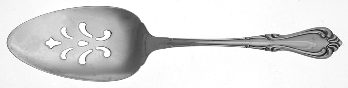 Sutton Place (Stainless) Pierced All Stainless Pie Server by Oneida Silver-1