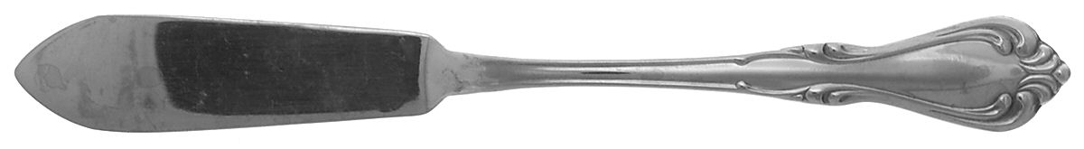 Sutton Place (Stainless) Flat Handle Master Butter Knife by Oneida Silver-1