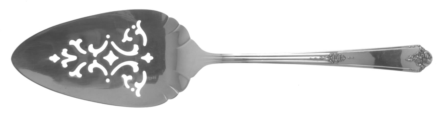 Sweet Briar (Silverplate, 1948) Solid Pierced Pie Server by Oneida Silver-1