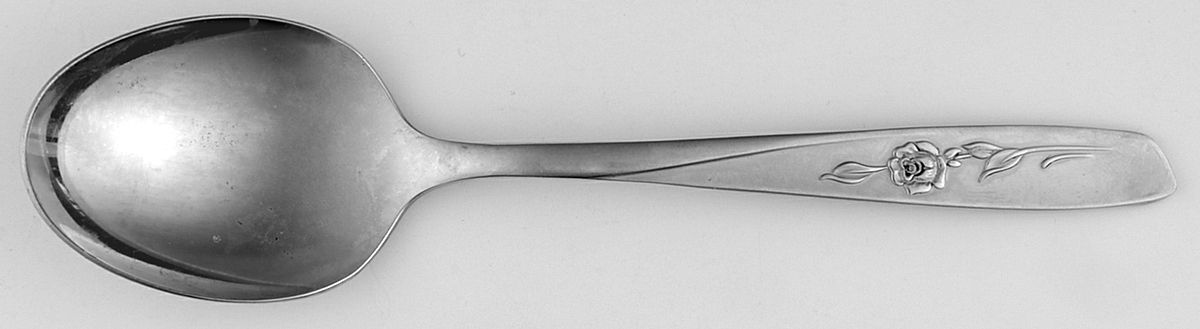 Sweet Briar (Stainless, Glossy) Sugar Spoon by Oneida Silver-1