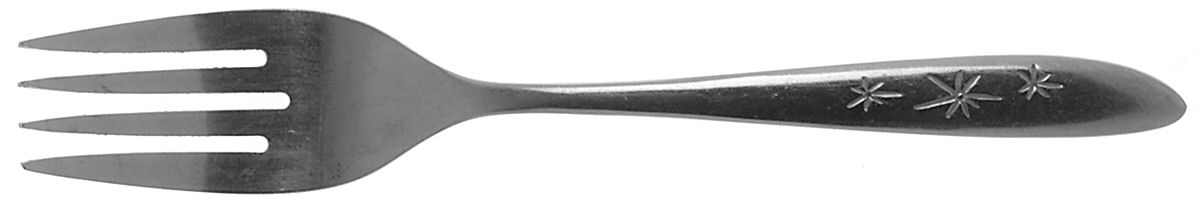 Swirling Star (Stainless) Individual Salad Fork by Oneida Silver-1