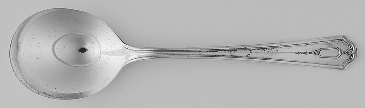 Sylvia-Bonita (Silverplate, 1932) Round Bowl Soup Spoon (Gumbo) by Oneida Silver-1