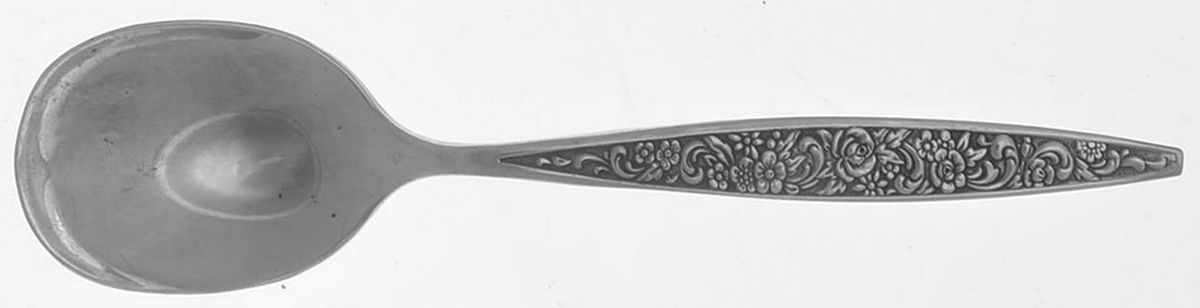 Tangier (Silverplate, 1969) Straight Handle Baby Spoon by Oneida Silver-1