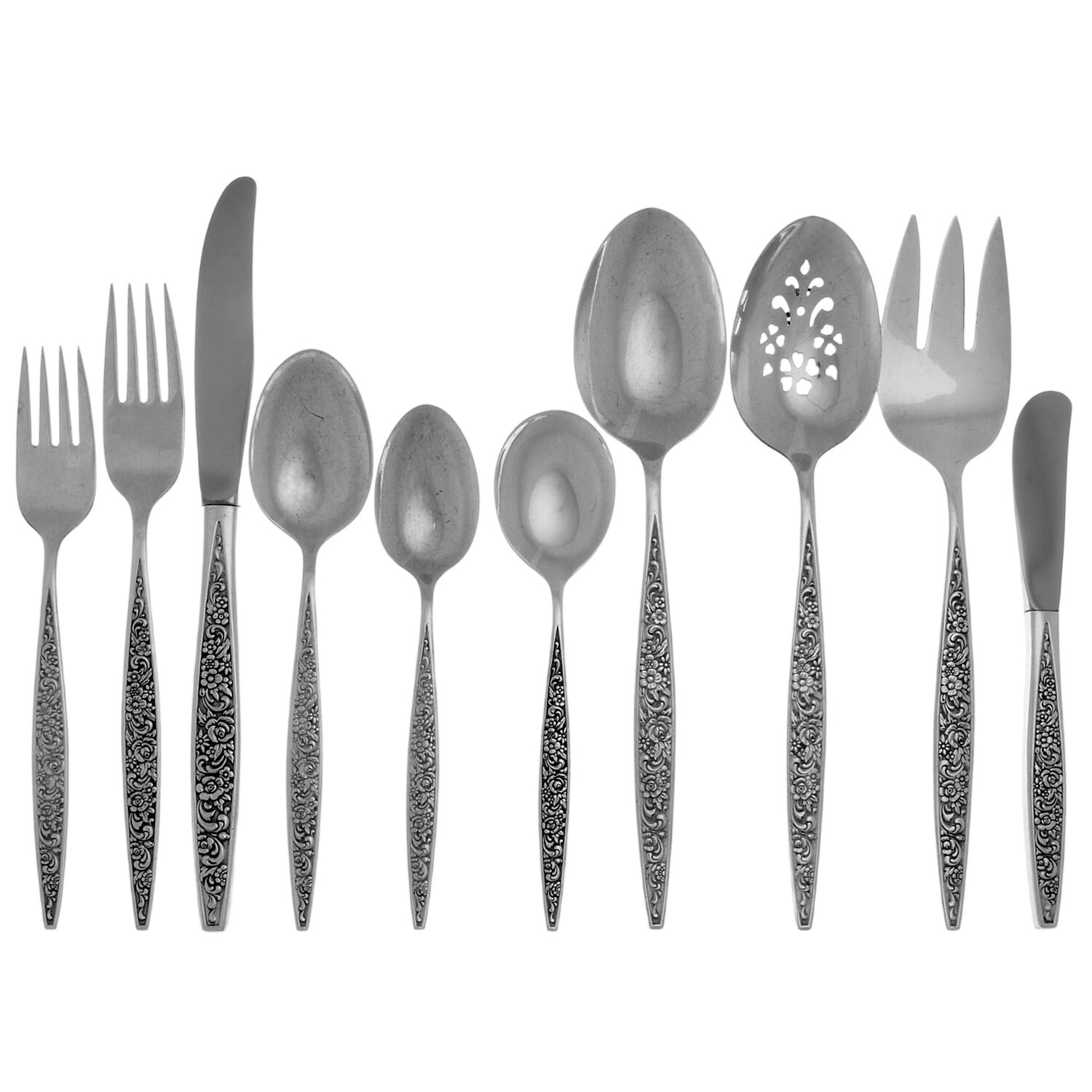 Tangier (Silverplate, 1969) 45 Piece Starter Set by Oneida Silver-1