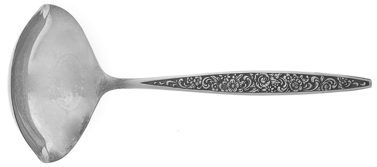 Tangier (Silverplate, 1969) Solid Gravy Ladle by Oneida Silver-1