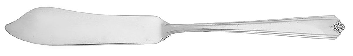 Tempo (Silverplate, 1930) Flat Handle Master Butter Knife by Oneida Silver-1